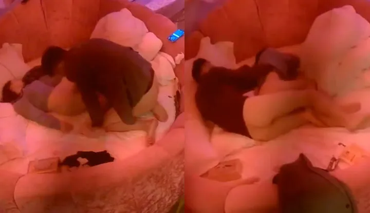 Is your home security camera safe? The latest leak shows a woman in fasonable and sexy lingerie having an affair being violently anally penetrated.