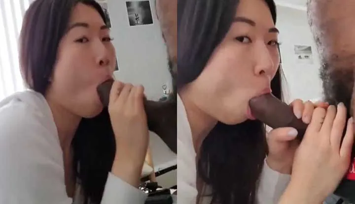 [EU and US] Onlyfans officialheimi - secretly enjoying the pleasure of being watched wle blowing a penis.