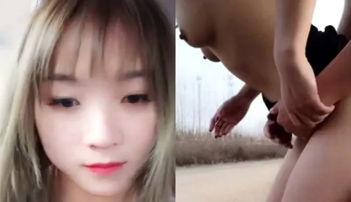 The girl with short hair and her friend went on a trip, and they continued their intimate activities in the wild when car sex wasn't enough.