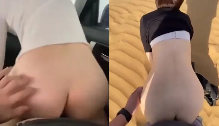 Is it fun to have a field battle in the desert, ts beautiful scenery, ts beautiful buttocks, even the saucy pussy is so tender and pink?