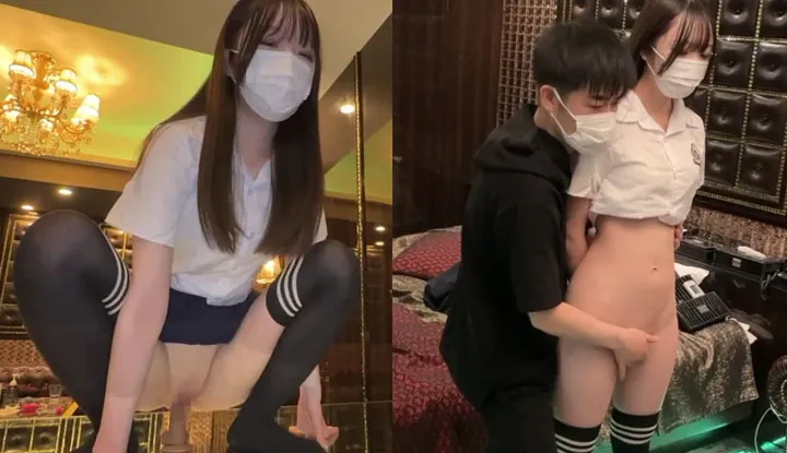 [Japanese] O site god emma_and_ken ~ The sexy female clerk took the tip and immediately took off her pants to perform and play with her pussy.