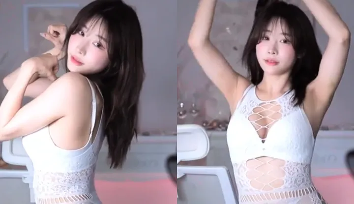 [Korea] Elegant beauty live streamer's hot dance performance! Not taking off is even more sexy~