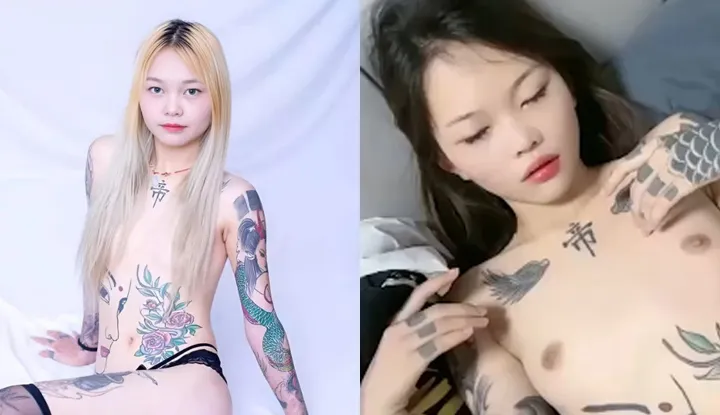 The pinnacle of spirited girls, Nantong's tender beauty Chen Yao with full body tattoos, how thrilling is it to operate this?
