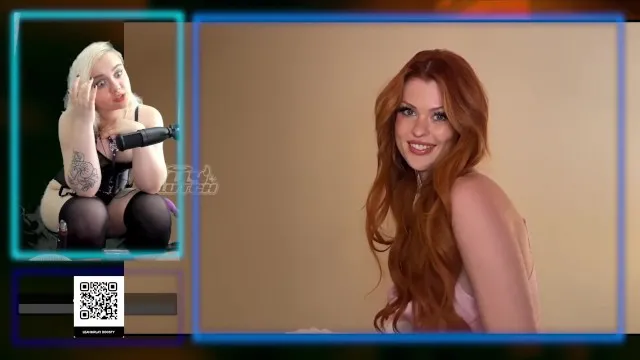 Girl watching porn with redhead slut Elly Clutch