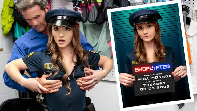 鲁莽的姐妹会女孩学到冒充警察是个非常严重的罪行