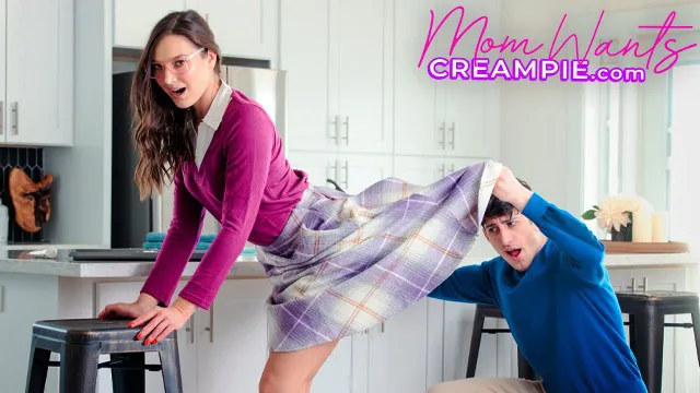Tại sao bạn muốn phun hạt của bạn lên mặt của các cô gái? Milf Katrina Colt hỏi con nuôi -S2:E2
