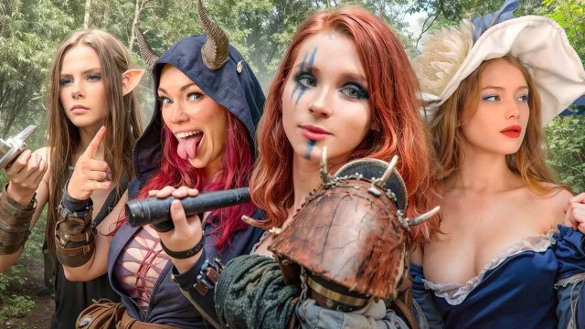 Aventure Porno D&D Partie II - Pluie d'Or (Sweetie Fox, Diana Rider, Octokuro, ArinaFox)
