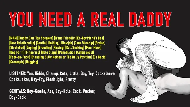 [Audio] You Need a Real Daddy Don't You Boy?
