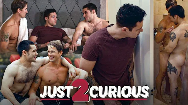 NextDoorFilms - Un beau gosse tatoué baisé par 2 frères de fac