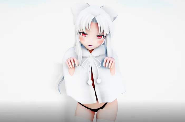 白レンでパパラブアピールダンス